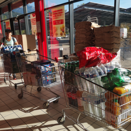 Le pôle restauration en pleine action