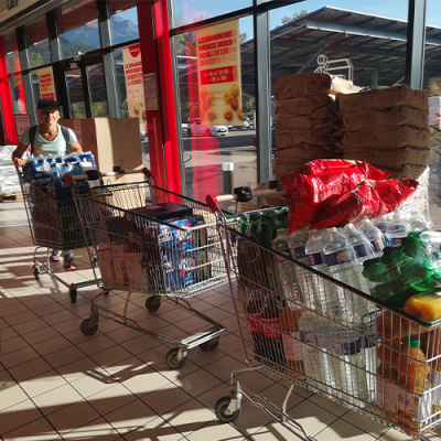 Le pôle restauration en pleine action