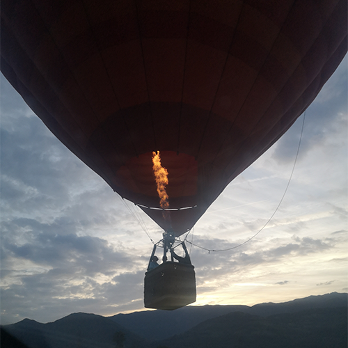 L'envol du Montgolfière